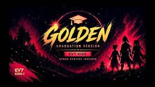 Thumbnail: Golden 🎓 | Kids Singing Version | End of Year Graduation Song