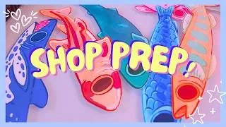Thumbnail: Preparing a sticker restock and shop update  ♡ SMALL BUSINESS STUDIO VLOG