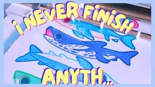Thumbnail: *actually* finishing the products I've been making for my small art business 💝