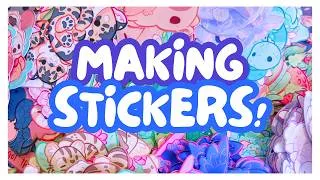 Thumbnail: Making £500 worth of stickers to restock my online shop!