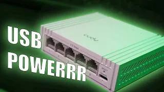 Thumbnail: This tiny managed 2.5Gbit switch can run from your router's USB port! Cudy HS105U review