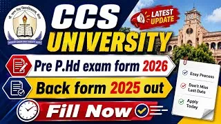 Thumbnail: ccsu pre phd exam form 2026 | ccsu phd back form 2026 | ccsu phd exam form 2026 | ccsu phd