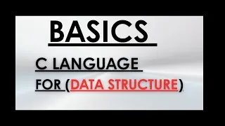 Thumbnail: Don't start Data Structures until you watch this! (C Language Basics)