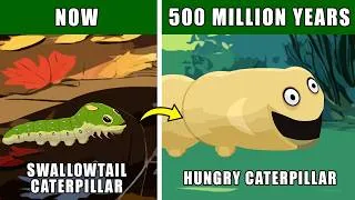 Thumbnail: Giant Hungry Caterpillar Speculative Evolution: How Caterpillar May Evolve Neoteny & Extreme Length