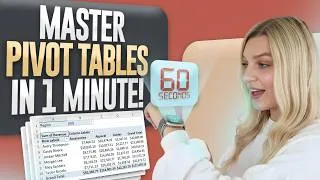 Thumbnail: I Stopped Writing Formulas — Pivot Tables Do It in Seconds!