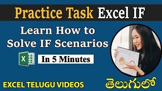 Thumbnail: Master IF Scenarios in Excel | Practice Complex IF Conditions (Telugu)