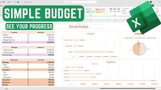 Thumbnail: Build a Simple Budget in Excel (Beginner Friendly)