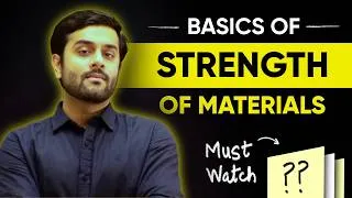 Thumbnail: Useful Concepts of Stress, Tensile Test & UTM – Strength of Materials | GATE Mechanical
