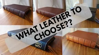 Thumbnail: What leather should I order? (For customers AND Rebinders)