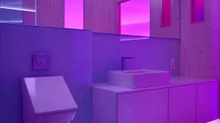 Thumbnail: ''washing machine heart'' by Mitski, but you're in the bathroom at a party