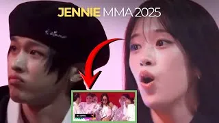 Thumbnail: Idols reaction to JENNIE at MMA 2025 | Legendary Stage Presence (EXO, G DRAGON, RIIZE…)