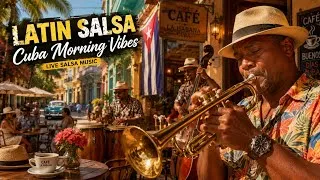 Thumbnail: Cuban Morning Salsa Live Street Cafe Music – Havana Latin Vibes | Exoduss