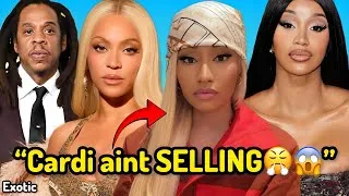 Thumbnail: 😱CardiB LABEL trying to sign Nicki Minaj for $150M again! BEYONCE Greedy asf! Ice spice & trim beef🫖