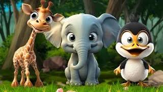 Thumbnail: Cute Animal Moments -  Elephant, Dog, Cat, Chicken, Cow, Sheep - Animal Sounds Part 8