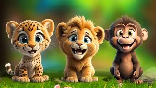 Thumbnail: Cute Animal Moments -  Elephant, Dog, Cat, Chicken, Cow, Sheep - Animal Sounds Part 6