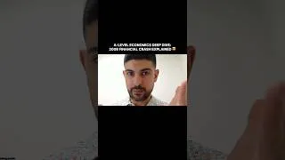 Thumbnail: A-Level Economics: The 2008 financial crisis EXPLAINED  📉