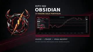 Thumbnail: ECFX XAU Obsidian – XAUUSD.P M5 cBot Development Backtest | cTrader