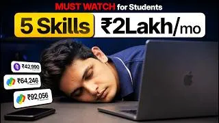 Thumbnail: 5 Skills to Earn Money as a Student in 2026 🔥| Prashant Kirad