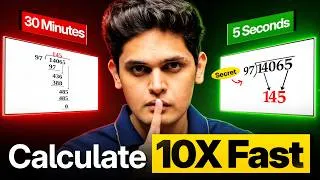 Thumbnail: How to Calculate Faster than a Calculator 🔥| Become a Human Calculator | Prashant Kirad