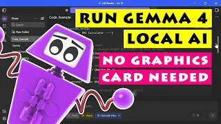 Thumbnail: Running Gemma 4 Local AI