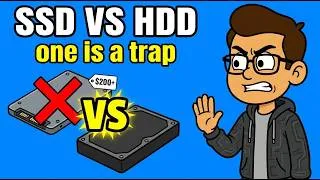 Thumbnail: SSD vs HDD 2026: Stop Overpaying for the Wrong Drive