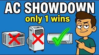 Thumbnail: Window AC vs Portable AC vs Mini-Split — Which Should You Actually Buy?