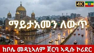 Thumbnail: Rainy Walking Tour: Bole Medhanialem to Moenco 🌧️ | New Developed Corridor!