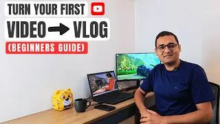 Thumbnail: Your First Vlog Edit Made Easy 🖥️ Full Beginner Guide