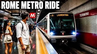 Thumbnail: Rome Metro Ride Line B & A | 4K 60fps | Underground POV