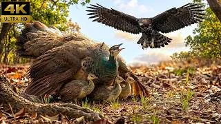 Thumbnail: Indian Peafowl vs Hawk | A Mother’s Last Second Defense - From Egg to Survivor