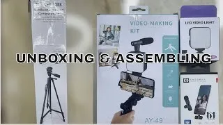 Thumbnail: Beginner friendly & Affordable Content Creation gears - Unboxing and assembling