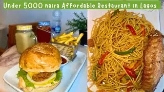 Thumbnail: Under 5k budget friendly Restaurant in Lagos includes Main Meal and drink - TVO CAFE