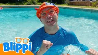 Thumbnail: Blippi's Pool Day Fun | | Blippi | Shows for Kids - Explore With Me!