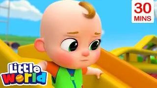 Thumbnail: Going to the Waterpark  |  Little Angel | Cartoons for Kids - Explore With Me!