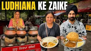 Thumbnail: LUDHIANA Famous STREET FOOD | Chulhe Wala PUNJABI KHANA | Street Food India