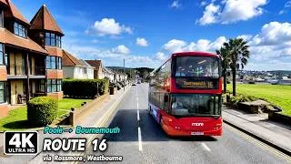 Thumbnail: A Side of Bournemouth Most Visitors Never See 🇬🇧 | Route 16 from Poole | 4K