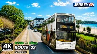 Thumbnail: Jersey’s Most Beautiful Double-Decker Journey? 🇯🇪 | Route 22 | 4K