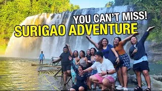 Thumbnail: Surigao Travel Vlog 2025🇵🇭 |Tinuy-an Falls, Enchanted River & Filipino Birthday Celebration in Davao