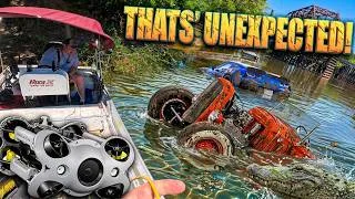 Thumbnail: Underwater Drone Finds Vintage Car in Gator Infested River!