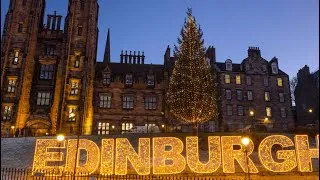 Thumbnail: A Cozy Christmas Walk Through Edinburgh 🎄❄️ | Christmas Market + Old Town Ambience”