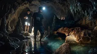 Thumbnail: Exploring a Hidden Water Filled Cave Full of Ancient Rock Formations