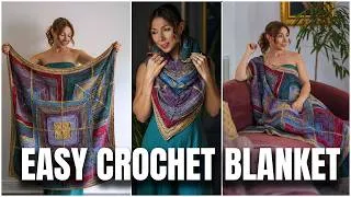 Thumbnail: How to Crochet This Beginner Blanket | Step-by-Step Tutorial -Encircle