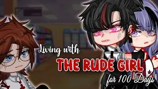 Thumbnail: Living With the RUDE GIRL For 100 Days 🤢🤔 |GLMM|GCMM| Extra Gachalife Joke