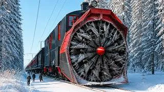 Thumbnail: The BIGGEST and SCARIEST Snow Trains in Action — You NEED to See This!