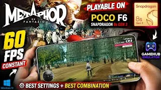 Thumbnail: Metaphor: ReFantazio on POCO F6 🔥 Best GameHub Emulator 6.1.0 Settings |Snapdragon 8s Gen 3