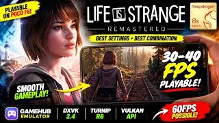 Thumbnail: Life is Strange Remastered on POCO F6 🔥 | GameHub Emulator v6.1.0 Best Settings | 30-40 FPS