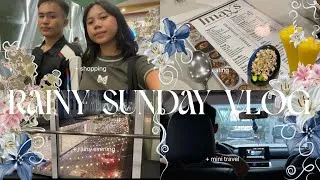 Thumbnail: rainy sunday vlog 𖦹 eisha 𖦹 (eating out, shopping, rainy evening, mini travel)