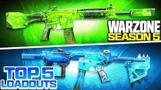 Thumbnail: TOP 5 *META* LOADOUTS in SEASON 5! 👑 (Best Warzone Class Setup)