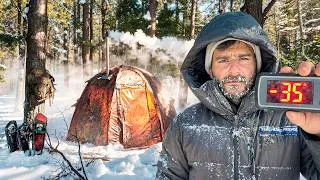 Thumbnail: -35° in the Canadian Wilderness: 3 Days of Extreme Winter Camping