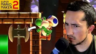 Thumbnail: How do I get to the AXE?! | Super Mario Maker 2